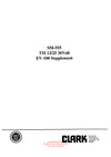 Clark TM 12-25 Supplement (EV-100) Forklift Service Repair Manual - PDF Download