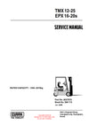 Clark TMX 12-25 EPX 16-20s (SM-715) Forklift Service Repair Manual - PDF Download