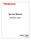 Takeuchi TS50R, TS60R Skid Steer Loader Service Manual (7000-756)