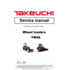 Takeuchi TW40 Wheel Loader (8063201) Service Manual PDF