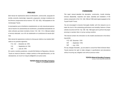 Toyota 11Z-14Z Engine Service Repair Manual C4615-1