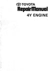 Toyota 4Y Engine Service Repair Manual