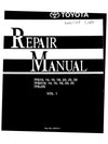 Toyota 7FB10-30 Vol 1 Forklift Service Repair Manual