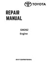 Toyota GM262 Engine Service Repair Manual