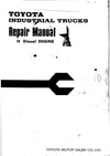 Toyota H Diesel Engine Service Repair Manual