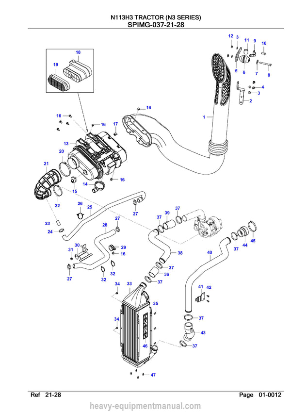 DOWNLOAD - VALTRA N113H3 TRACTOR (N3 SERIES) PARTS MANUAL