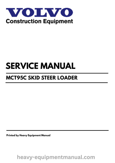 VOLVO MCT95C SKID STEER LOADER SERVICE REPAIR MANUAL DOWNLOAD