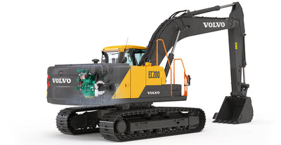 Volvo EC200B Excavator Operator's Manual