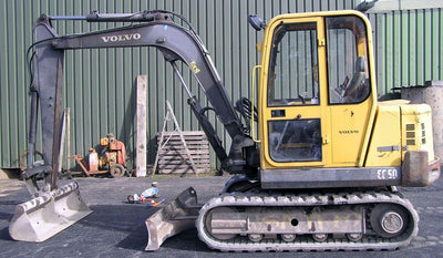 Volvo EC50 VV Compact Excavator Parts Manual