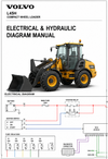Volvo L45H Compact Wheel Loader Electrical & Hydraulic Diagram Manual