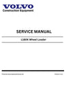 Volvo L180K Wheel Loader Service Repair PDF Download Manual