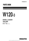 Komatsu W120-3(JPN) Wheel Loader Parts Manual SN 80001-UP