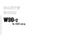 Komatsu W90-2(JPN) Wheel Loader Parts Manual SN 60001-UP