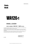 Komatsu WA120-1(JPN) Wheel Loader Parts Manual SN 12001-UP