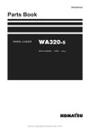 Komatsu WA320-5(THA)-C Wheel Loader Parts Manual SN C30001-UP