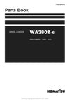 Komatsu WA380Z-6(THA) Wheel Loader Parts Manual SN C50001-UP