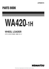 Komatsu WA420-1(DEU)-H Wheel Loader Parts Manual SN H20051-UP