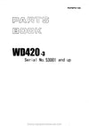 Komatsu WD420-3(JPN) Wheel Dozer Parts Manual SN 53001-UP