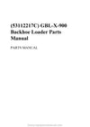 gehl GBL-X-900 Backhoe Loader Parts Manual 53112217C 2023