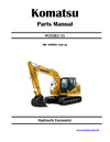 Download Komatsu PC210LC-11 Hydraulic Excavator Parts Manual C80001 and up