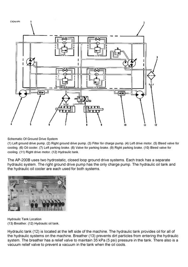 CATERPILLAR AP-200B ASPHALT PAVER SERVICE REPAIR MANUAL 2NK
