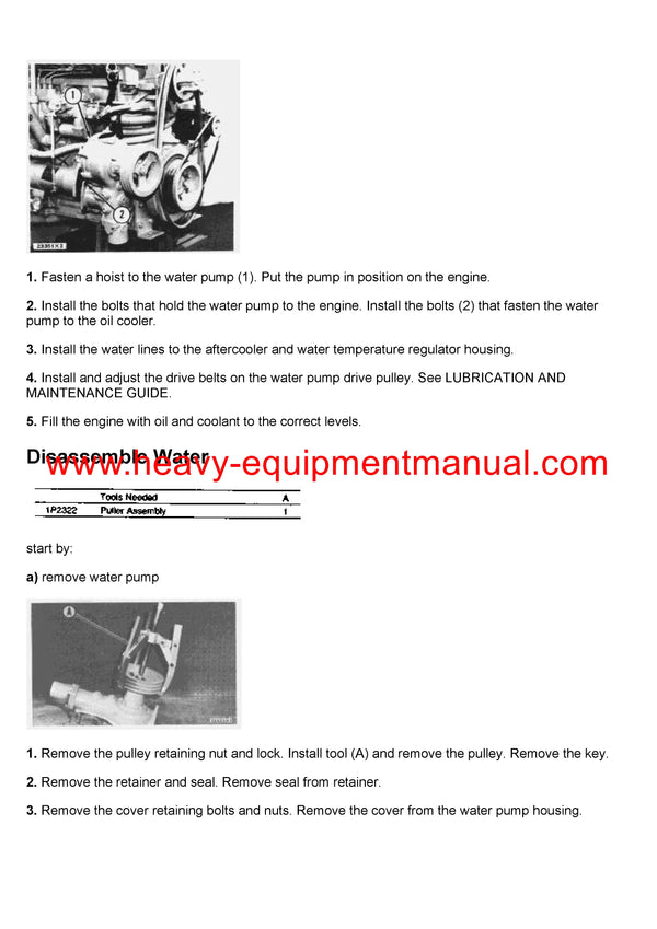 DOWNLOAD CATERPILLAR 1693 TRUCK ENGINE SERVICE REPAIR MANUAL 65B