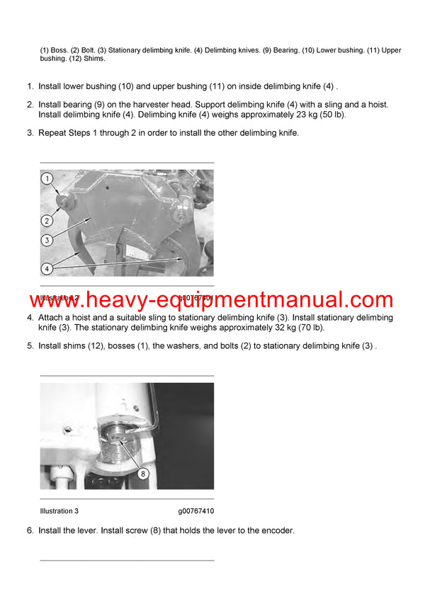 DOWNLOAD CATERPILLAR HH55 HARVESTER HEAD SERVICE REPAIR MANUAL CFS