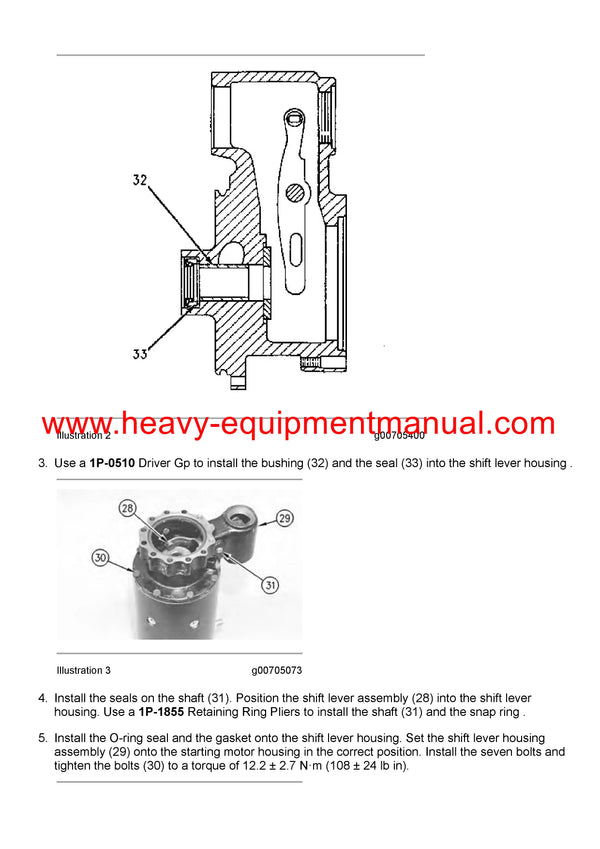 DOWNLOAD CATERPILLAR 3126B TRUCK ENGINE SERVICE REPAIR MANUAL 7AS