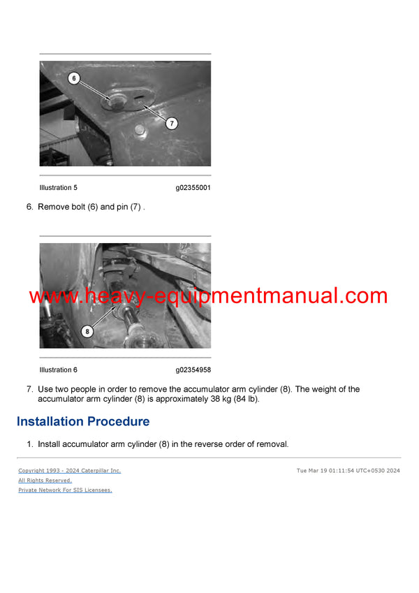 DOWNLOAD CATERPILLAR HF201B FELLING HEAD SERVICE REPAIR MANUAL PYM