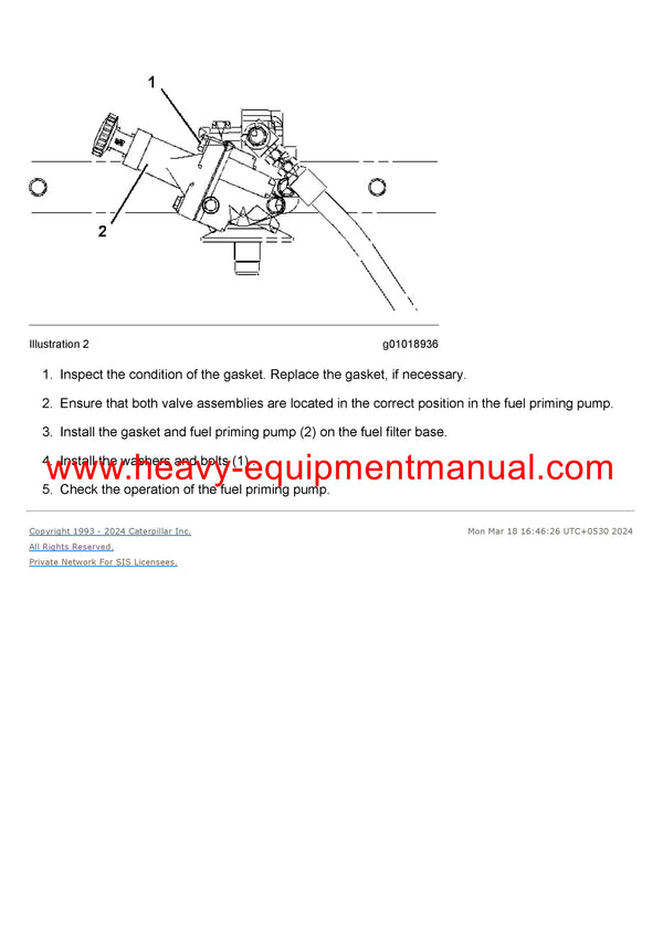 DOWNLOAD CATERPILLAR C-12 TRUCK ENGINE SERVICE REPAIR MANUAL MBL