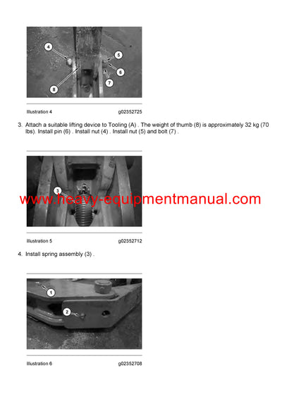 DOWNLOAD CATERPILLAR HF201B FELLING HEAD SERVICE REPAIR MANUAL A52