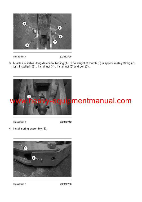 DOWNLOAD CATERPILLAR HF201B FELLING HEAD SERVICE REPAIR MANUAL A52