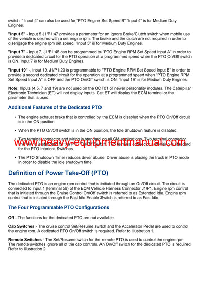 DOWNLOAD CATERPILLAR 3126E TRUCK ENGINE SERVICE REPAIR MANUAL HEP