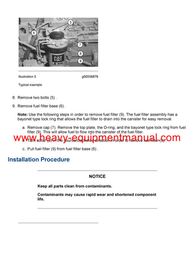 DOWNLOAD CATERPILLAR 3054 TRUCK ENGINE SERVICE REPAIR MANUAL 6NR