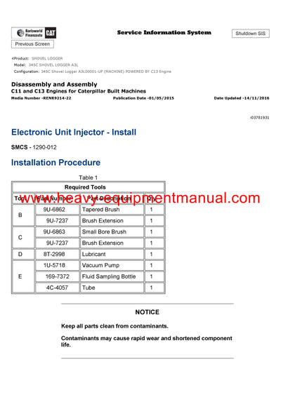 DOWNLOAD CATERPILLAR 345C SHOVEL LOGGER SERVICE REPAIR MANUAL A3L