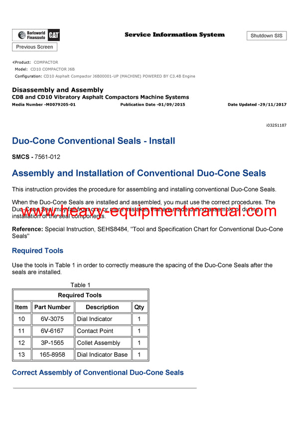 DOWNLOAD CATERPILLAR CD10 COMPACTOR SERVICE REPAIR MANUAL J6B