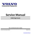 Volvo R100E Rigid Hauler Service Repair Manual Download PDF