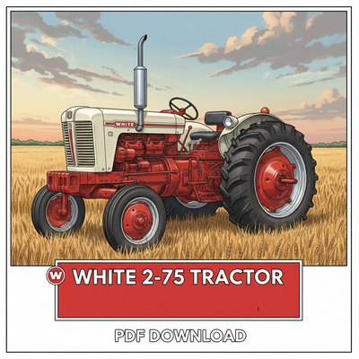 White 2-55, 2-65, 2-75 Tractor Complete Service Repair Manual