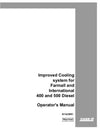 Case IH Tractor Improved Cooling System for Farmall & Intl 400 and 450 Diesel Operator’s Manual 1014239R1