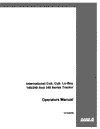 Case IH Tractor Cub Cub Lo-Boy 140 240 340 Tractors Operator’s Manual 1014243R5