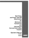 Case IH Tractor Cub Belt Pulley and PTO – IH Operator’s Manual 1014385R2