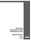 Case IH Tractor B-450 B450 Diesel – IH Operator’s Manual 1026289R1
