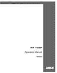 Case IH Tractor 464 Operator’s Manual 1084162R2
