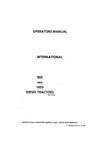 Case IH Tractor 955 and 1055 Diesel Operator’s Manual 1091316R3