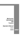 Case IH Tractor Mccormick International 634 Operator’s Manual 1092584RI