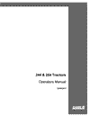 Case IH Tractor 244 & 254 Operator’s Manual 1258524C3