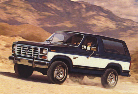 1980-1986 FORD BRONCO 2WD 4WD WORKSHOP SERVICE REPAIR MANUAL