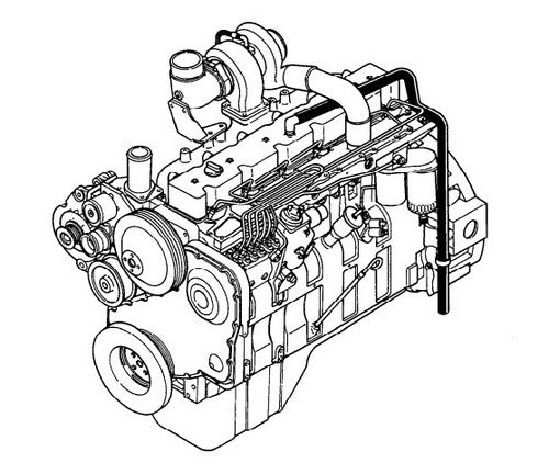 1991 KOMATSU KDC 614 Series Diesel Engine Workshop Service Repair Manual