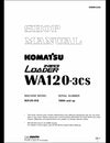 1997 Komatsu WA120-3CS Wheel Loader Service Repair Shop Manual