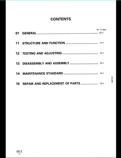 1998 KOMATSU 108 Series Diesel Engine Service Repair Shop Manual